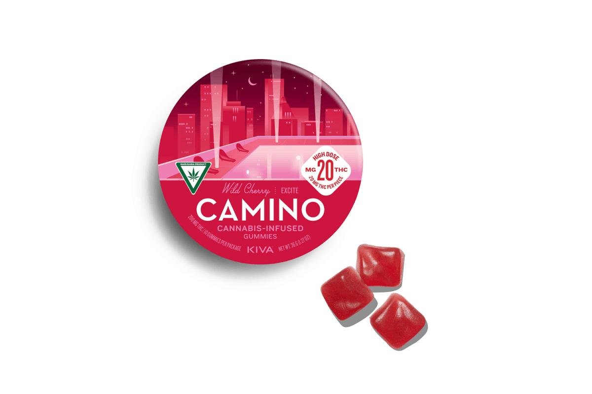 Wild Cherry THC Gummies 200mg | Liv Dispensary packaging