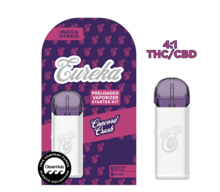 PRELOAD Starter Kit - 1g FUSION - Concord Crush (4:1 THC/CBD)