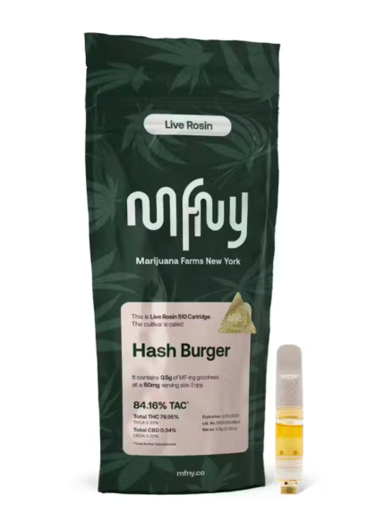 Hash Burger | Live Rosin Cartridge | .5g