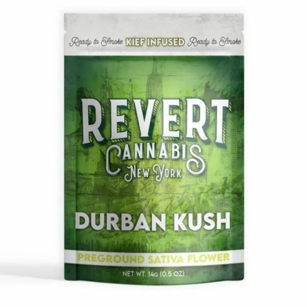 Revert - Durban Kush - Kief Infused Ground Flower - 14g