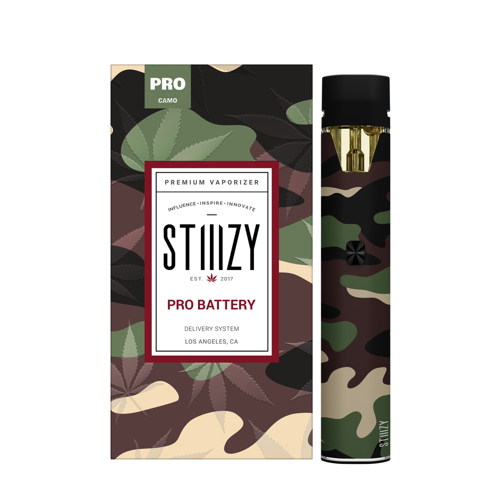 download (7) STIIIZY Pro | Portable Vape Battery | Camo - Image 1
